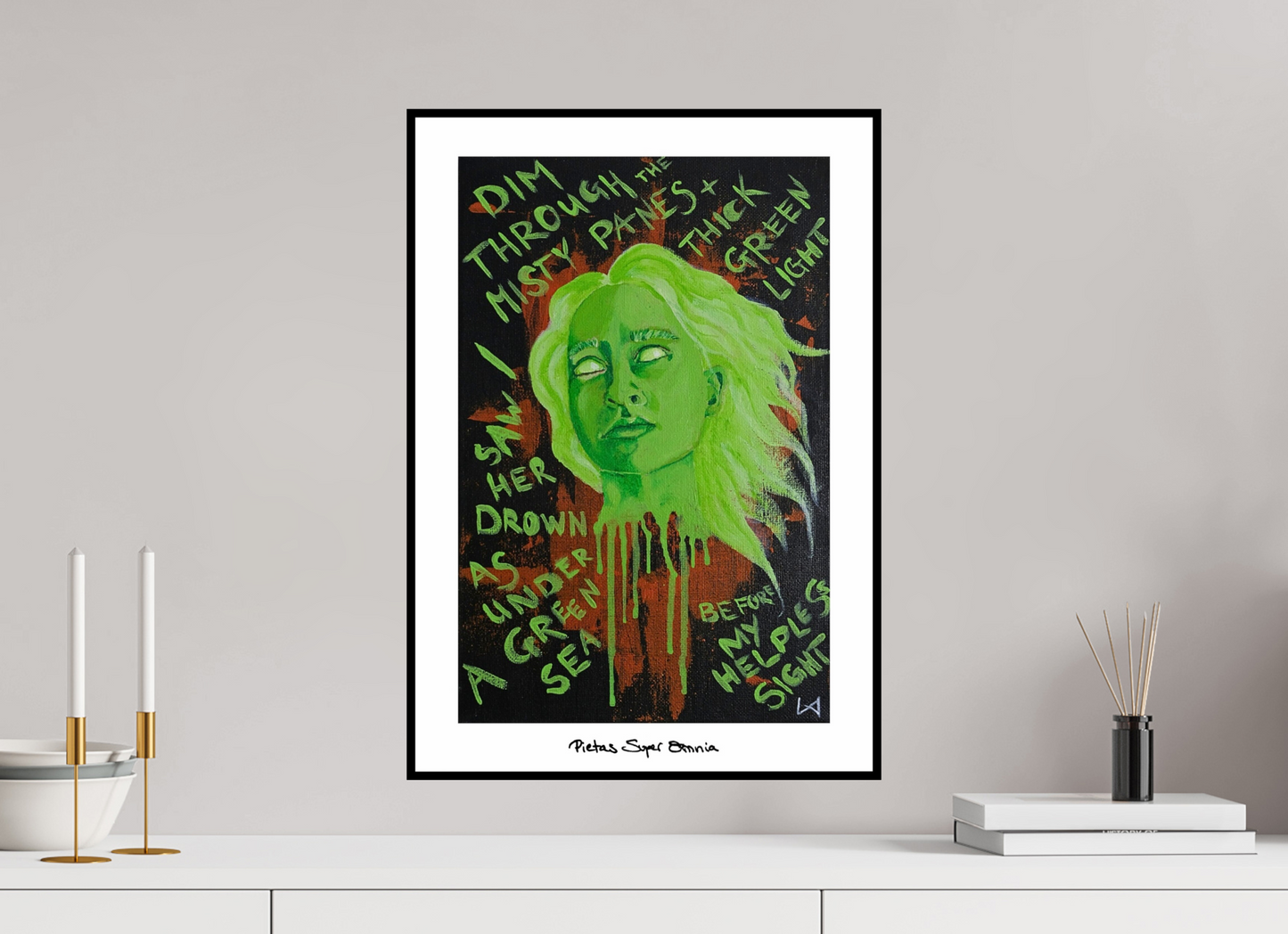 DIN A2 (42 x 59,4 cm), Prints Pietas Super Omnia - Fine Art Print
